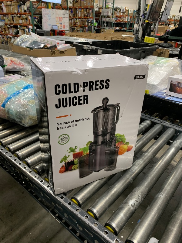 Photo 1 of Juicer Machines with 5.8" Extra Large Feed Chute, Cold Press Juicer For Whole Vegetables and Fruits, 350W Professional Slow 