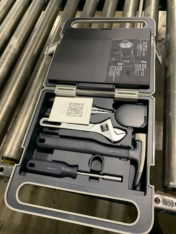 Photo 1 of HOTO Cordless Brushless Drill Tool Set, Variable Speed, Hidden Buckle, Unique LED Screen, Intelligent Digital Display, Safe