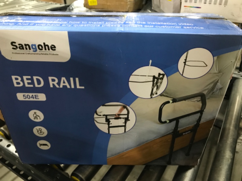 Photo 1 of Sangohe Heavy Duty Bed Rail for Senior & Elderly and People Falling Out of Bed - Foldable Bed Assist Handle - 504E