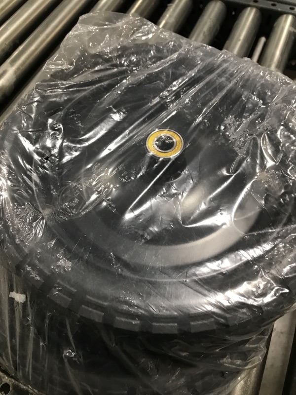 Photo 1 of AR-PRO (2-Pack) 13" Flat Free Tire and Wheel - with 5/8" Axle Bore Hole, 2.17" Offset Hub - 13 lnch Solid Wheels Compatible with Garden wagon Cart,Hand Trucks,Utility Cart and Lawnmower Yard Trailers