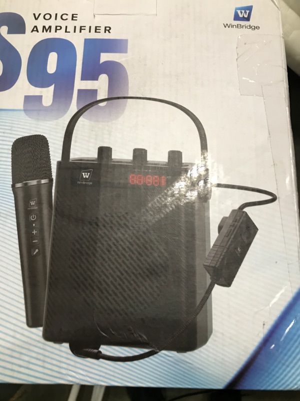 Photo 1 of YOCEWECA 40W Bluetooth 5.3 Voice Amplifier with Headset Mirophone & Handheld Mic, Portable Rechargeable PA System for Teachers & Events,Wireless Karaoke Speaker with 4 Sound Effects for Guitar S95