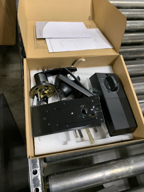 Photo 1 of Keyless Entry Door Lock Deadbolt with Handle Set, Keypad Door Lock with Handle Smart Door Locks