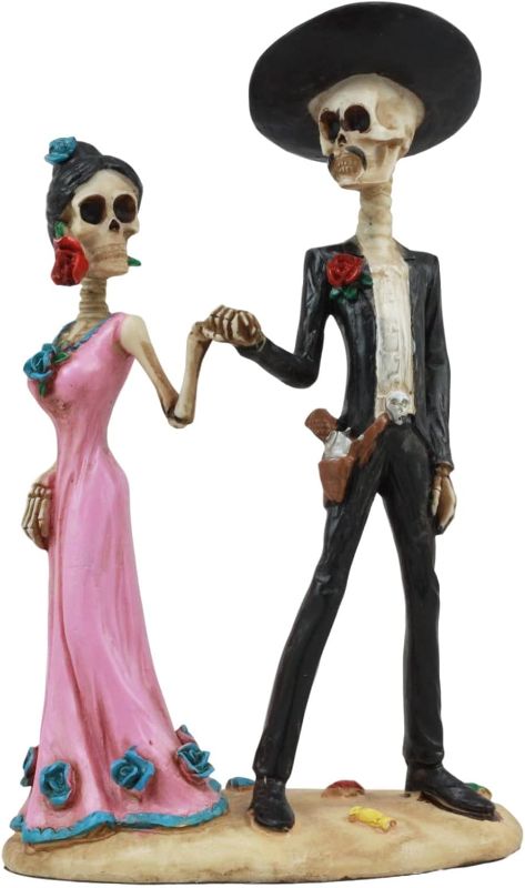 Photo 1 of Ebros Day of The Dead Latin Tango Skeleton Couple Dancing Statue 5.75"