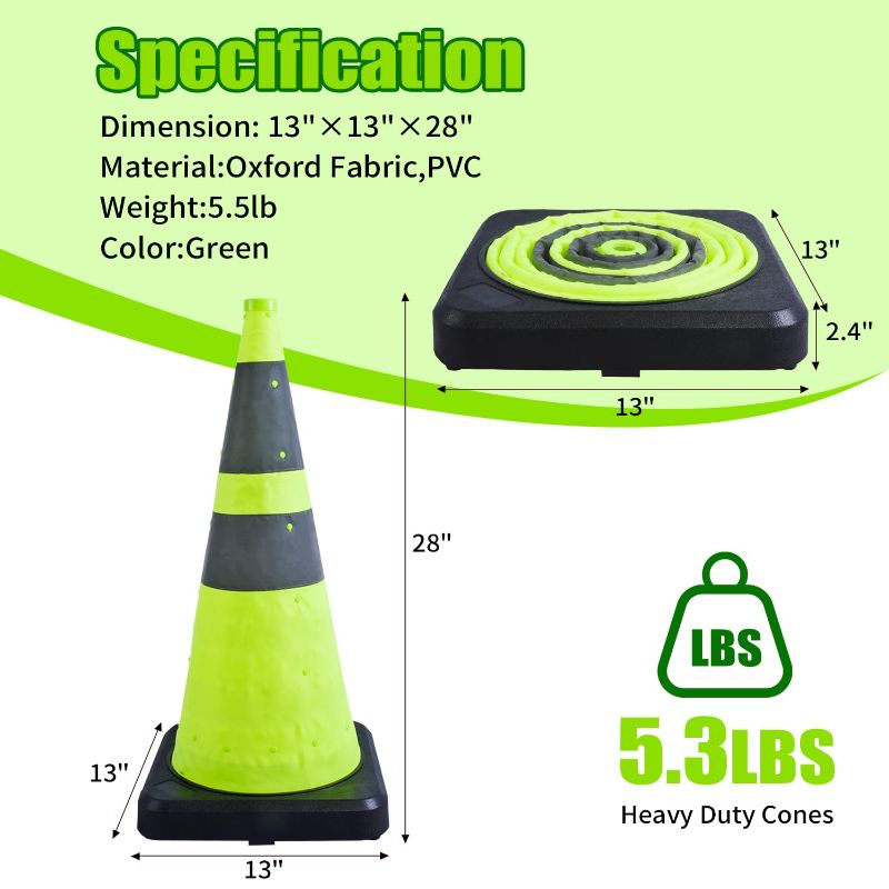 Photo 1 of BESEA 28” in Collapsible Safety Cone