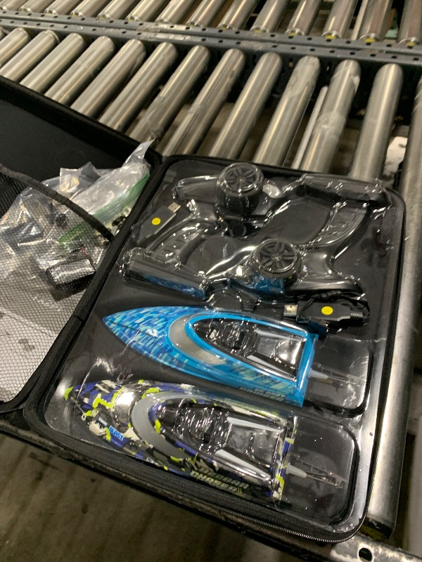 Photo 1 of BEZGAR RC Boat, 2 Packs 12 inch Fast Speed RC Boat 30 KPH