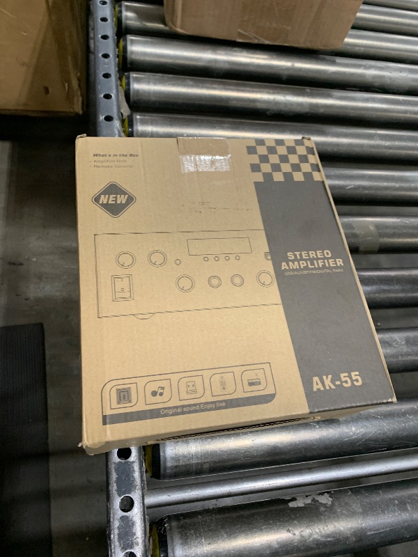 Photo 1 of AK55 Stereo Amplifier Home Audio, Bluetooth 5.0 Max 450W Power Stereo Receivers 2.0 Channel Audio Amplifier