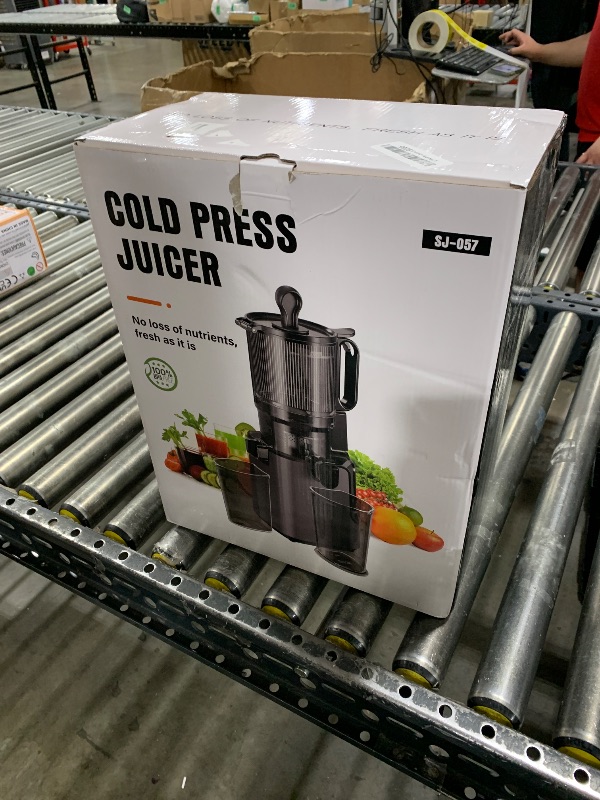 Photo 1 of Juicer Machines with 5.8" Extra Large Feed Chute, Cold Press Juicer For Whole Vegetables and Fruits, 350W Professional Slow Masticating juicer