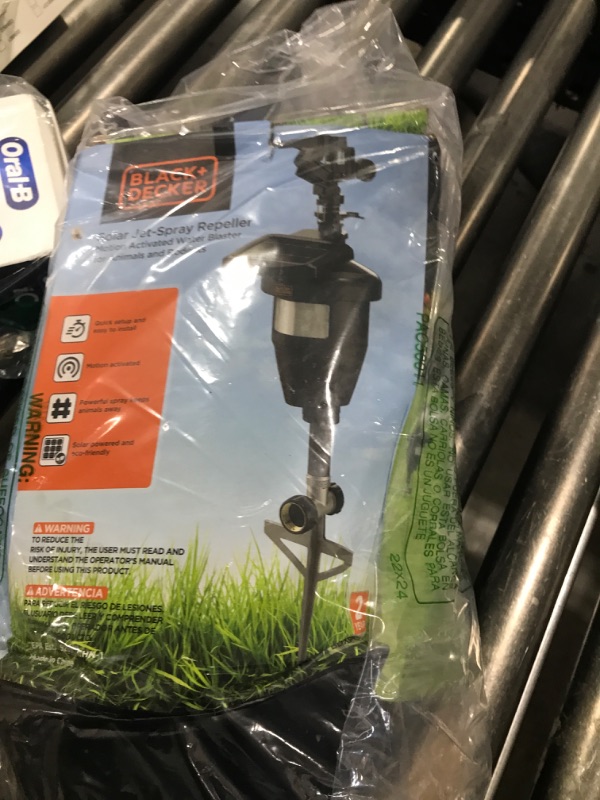 Photo 1 of Cat Repellent Outdoor- Squirrel Deterrent Solar- Dog Repellent- Raccoon Deterrent Solar Motion-Activated Water Blaster Jet Spray Scare Away Deer, Rabbits, Birds & Other Animals