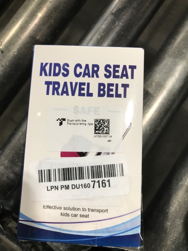Photo 1 of Car Seat Belt Strap to Suitcase, Convert Kid Car Seat and Carry-on Luggage to Airport Stroller Carrier,Safe Travel Solution for Transport (Orange)