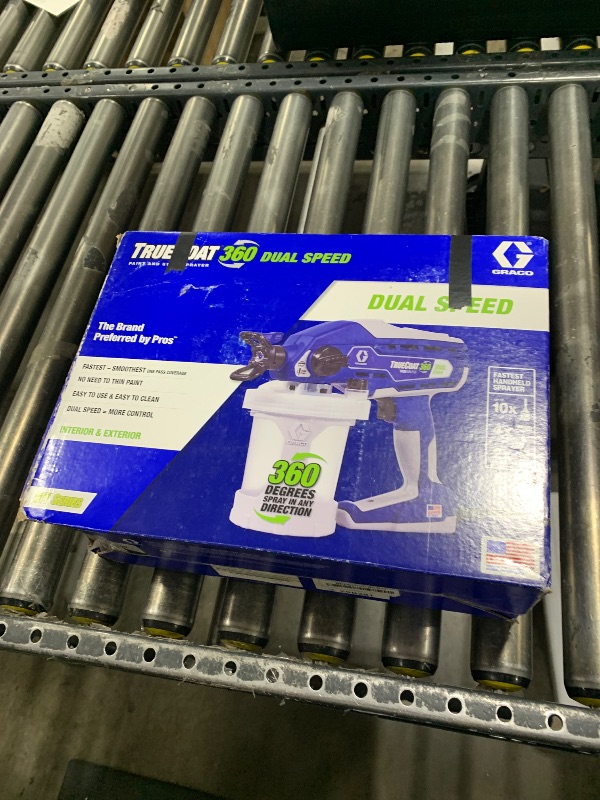 Photo 1 of Graco 26D281 TrueCoat 360 Dual Speed Paint Sprayer, Blue/White
