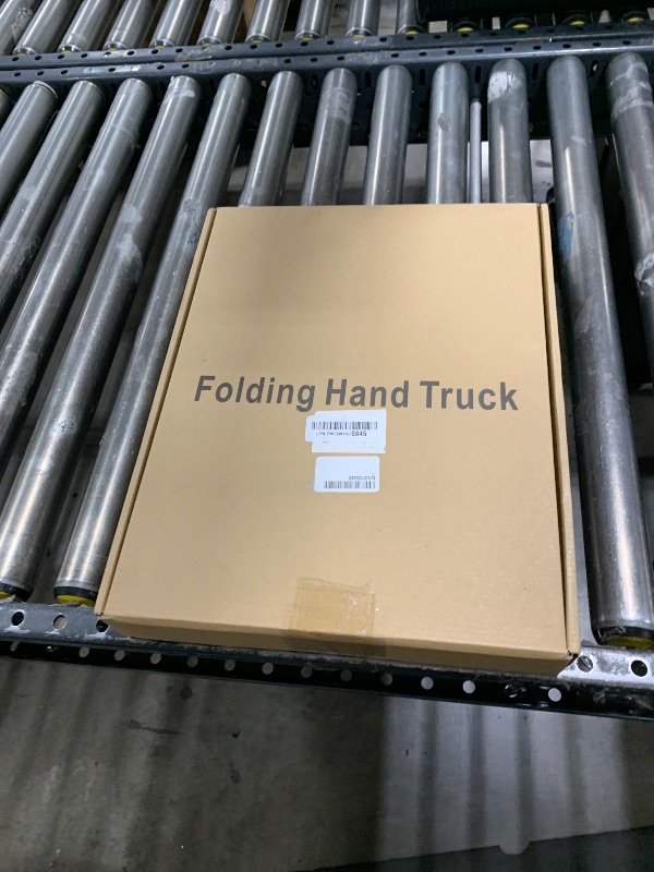 Photo 1 of SPACEKEEPER Folding Hand Truck, 500 LB Heavy Duty Luggage Cart, Utility Dolly Platform Cart 