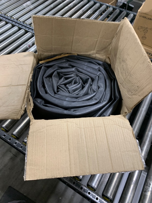 Photo 1 of Aquascape PRO Grade 45 MIL EPDM Fish-Safe Pond Liner, 15 x 12-feet, 180 sq ft, Black