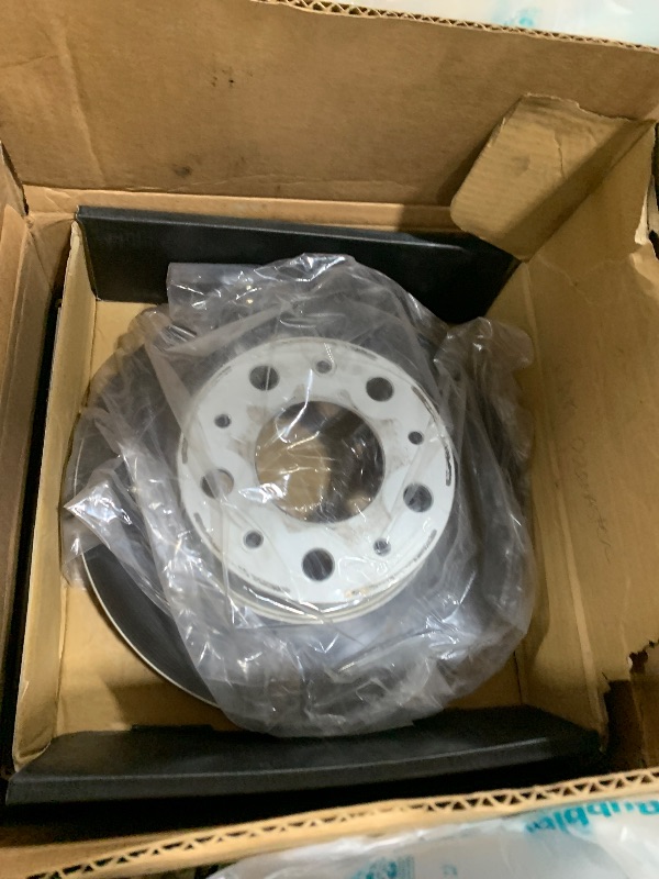 Photo 1 of TRQ Front Brake Pad & Rotor Kit Brake Pads Brake Rotor Ceramic Premium G-Coated Compatible with 2014-2021 Ram ProMaster 1500 ProMaster 2500