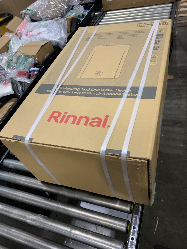 Photo 1 of Rinnai RX130iN Condensing Smart Sense Natural Gas or Propane Tankless Water Heater, Indoor or Outdoor Water Heater, Up to 7.1 GPM