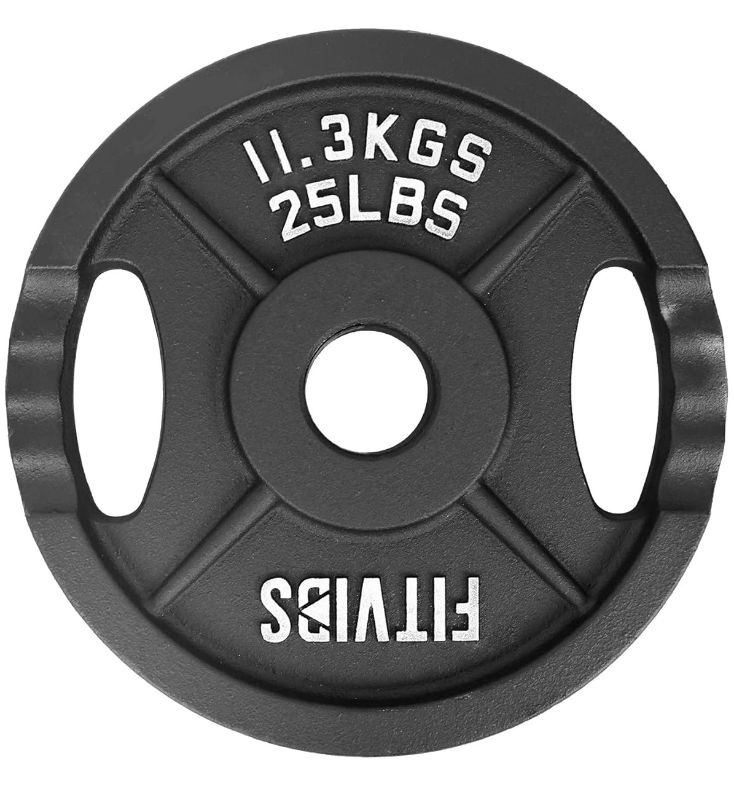 Photo 1 of  Fitness Olympic Cast Iron Plate, 25Lbs