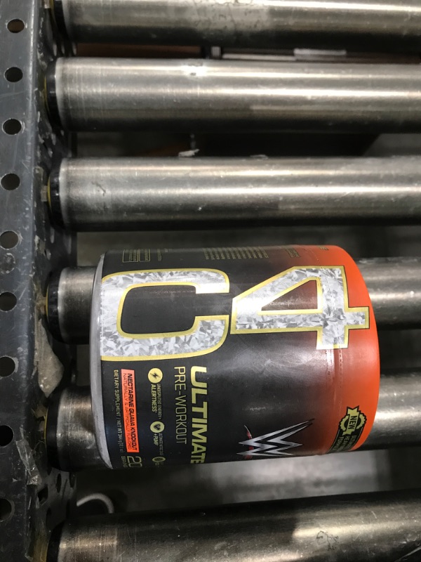 Photo 1 of Cellucor C4 Ultimate x WWE Pre Workout Powder Nectarine Guava Knockout - Sugar Free Preworkout Energy Supplement for Men & Women - 300mg Caffeine + 3.2g Beta Alanine + Patented Creatines - 20 Servings