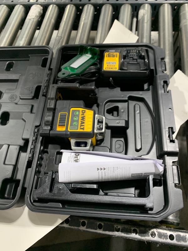 Photo 1 of DEWALT 12V MAX Laser Level, Green Line Laser, 3-Way, 360 Degree Professional Laser, Cordless/Rechargeable