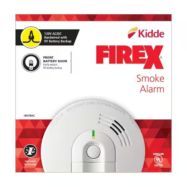 Photo 1 of Kidde Firex Hardwired Smoke Detector with Ionization Sensor