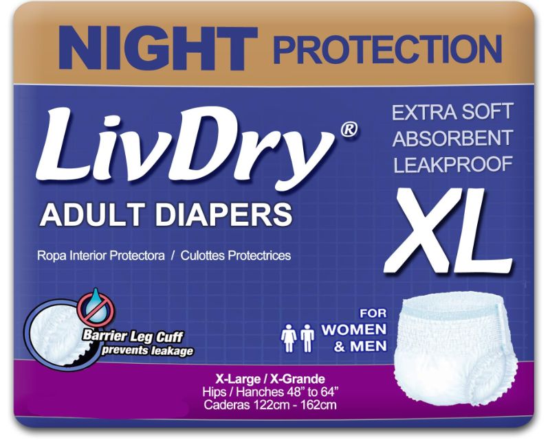 Photo 1 of LivDry Overnight Protective Underwear XL Size Count: 12