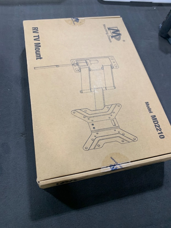 Photo 1 of Mounting Dream UL Listed Lockable RV TV Mount for Most 17-43 inch TV, RV Mount for Camper Trailer Motor Home Boat Truck, Full Motion Unique One Step Lock RV TV Wall Mount, VESA 200mm, 44 lbs, MD2210