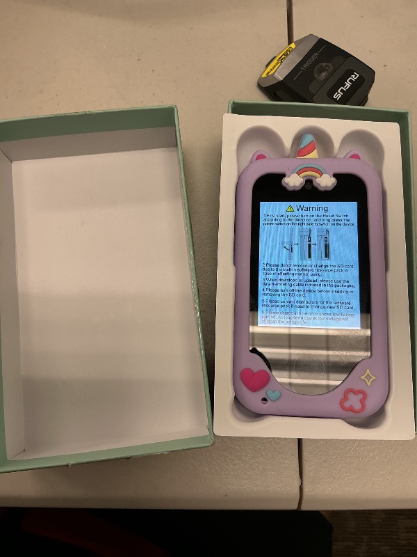 Photo 1 of Kids Smart Phone for Girls, Christmas Birthday Gifts for Girls Age 3-10 Kids Toys Cell Phone, 2.8" Touchscreen Toddler Learning Play Toy Phone with Dual Camera, Game, Music Player, 8GB Card Purple