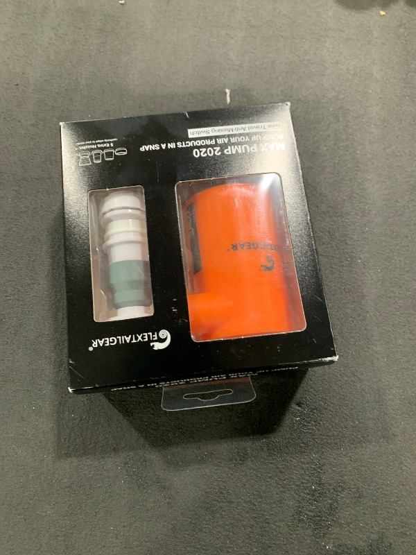 Photo 1 of FLEXTAILGEAR MAX Pump 2020 Portable Air Pump with 3600mAH Battery USB Rechargeable Air Pump-Quick Inflate Deflate for Sleeping Pads, Air Mattress, Pool Toys, Floats, Swimming Ring, Air Bed (Orange)