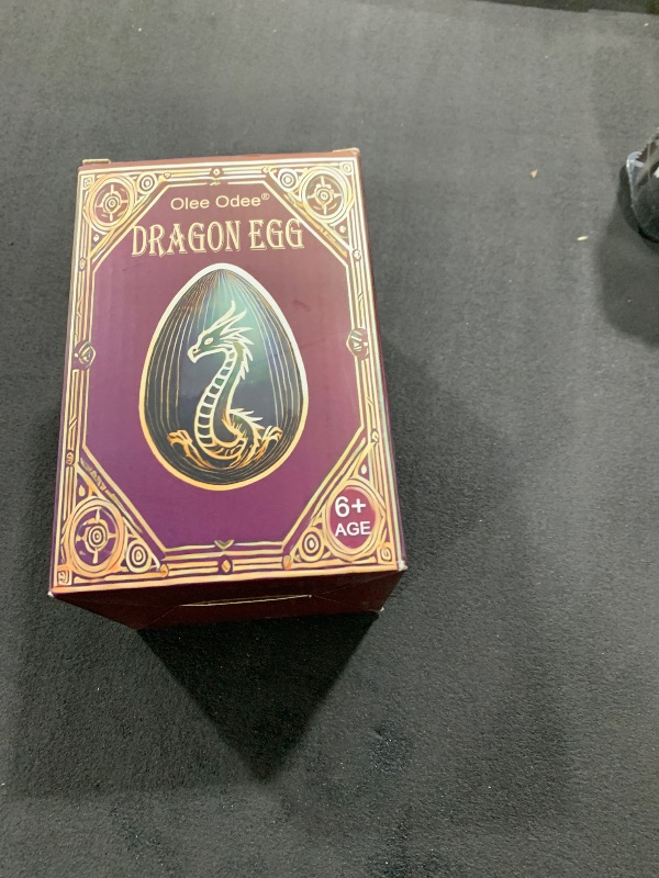 Photo 1 of 3D Printed Dragon Eggs with Articulated Fly Dragon Inside, Collectible Figurines Fidget Toy for Adults Kids Birthday Easter Christmas White Elephant Gifts for Friends Colleagues(Red Gold, M size)