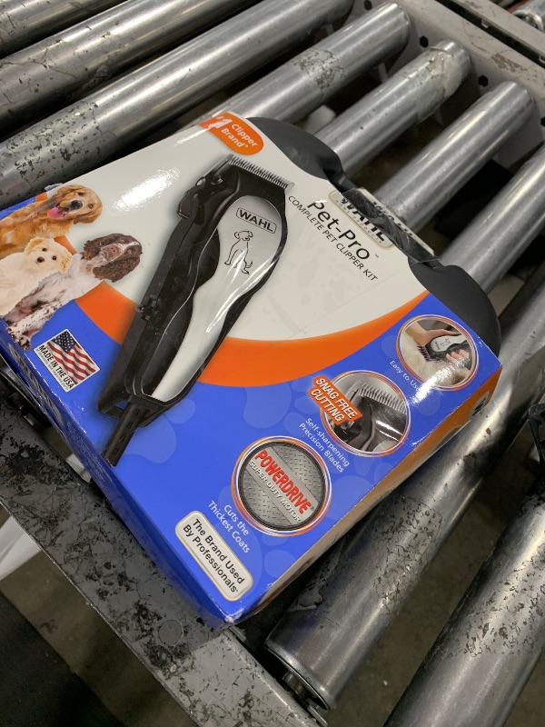 Photo 1 of Wahl USA Clipper Pet-Pro Dog Grooming Kit - Electric Corded Dog Clipper for Dogs & Cats with Fine & Medium Coats - Model 9281-210