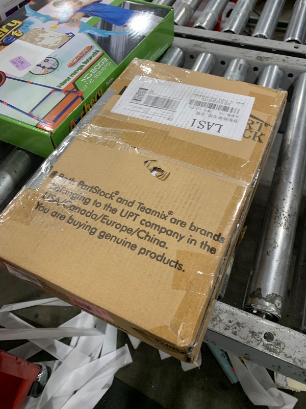 Photo 1 of TEAMIX 24 inch Monitor Stand Riser, White Wood & Steel Computer Monitor Stand with Storage, Laptop, PC, Printer Stand Riser for Desktop Office Desk Organizers