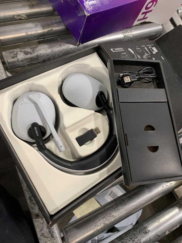 Photo 1 of Sony INZONE H9 Gaming Headset, Wireless Noise Canceling Bluetooth Headset With Microphone, 360 Spatial Sound, For PC and PS5 (WH-G900N), White