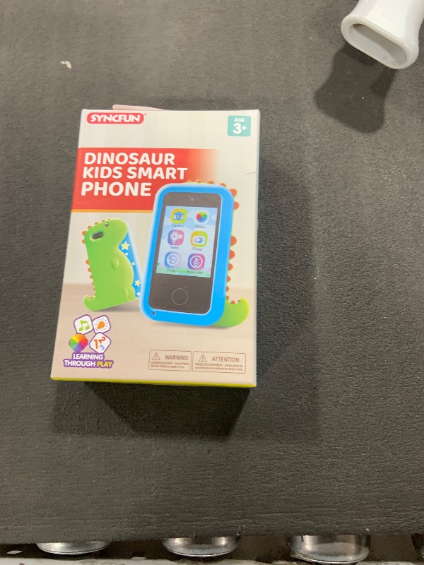 Photo 1 of SYNCFUN Kids Smart Phone, Dinosaur Toys Birthday Gift for Boys Age 3 4 5 6 7 8 9 10 Year Old, Toddler Phone Toys with Dual Camera, Game, Music Player, Alarm Clock, 8GB Card