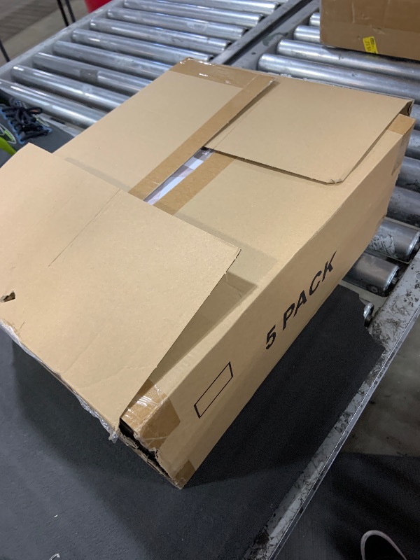 Photo 1 of SNSLXH 5 Pack Stackable Closet Storage Basket, Multifunctional & Foldable Closet Organizer for Bathroom Kitchen Laundry Room Wardrobe Storage, Space-Saving Clothes Storage Drawer Organizer, White