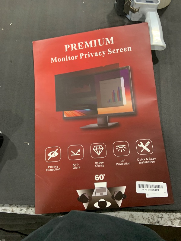 Photo 1 of APeiSi 18.5 Inch Privacy Screen Filter for 16:9 Computer Widescreen Monitor - Privacy Shield,Anti-Glare and Anti-Blue light Protector