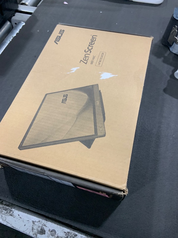 Photo 1 of ASUS ZenScreen MB14AC 14” Portable USB Monitor, 1080P Full HD, IPS, USB Type-C, Eye Care, Anti-glare surface, External Screen for Laptop, Hybrid Signal Solution, 3-Year Warranty , GRAY