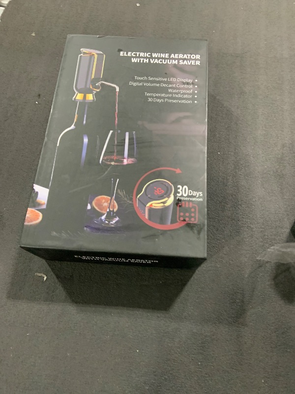 Photo 1 of 4-IN-1 Electric Wine Aerator, Dispenser, Preserver and Vacuum Saver, Electric Liquor Decanter Pourer Adjustable Quantity Liquor Wine Pump for Improve The Taste, Aroma, and Freshness of Wine