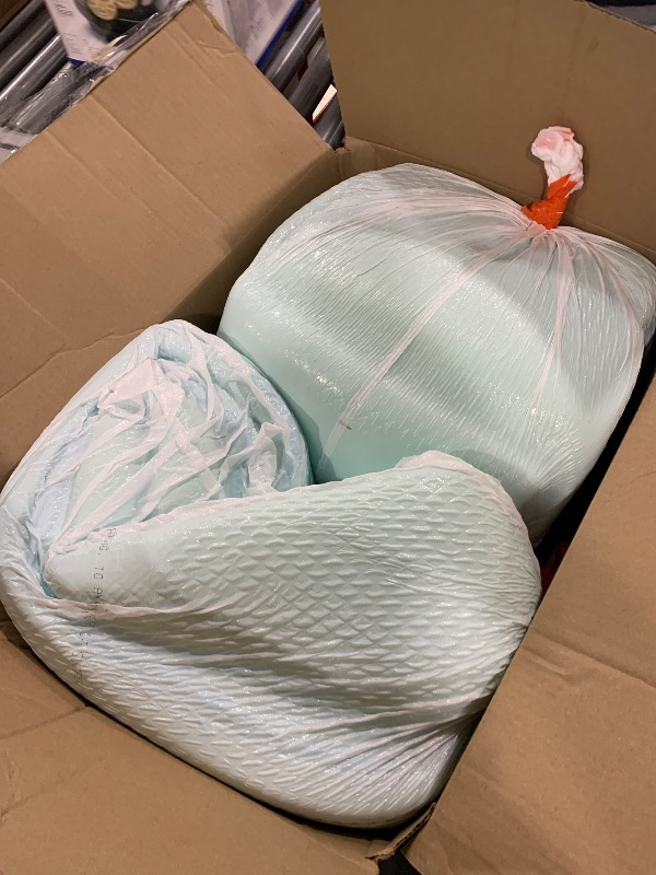 Photo 1 of TRENDBOX Extra Large Soft Foam Ball Pit 51.2" x 11.8" (NO Balls) in Large Sponge Round Ball Pool Indoor Round Ball Pits Children Toddler Playpen - Light Blue