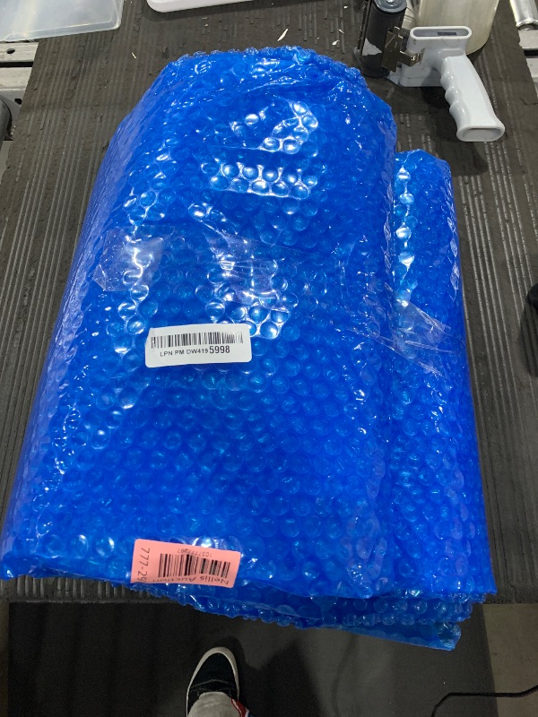 Photo 1 of YUEWO Round Solar Cover, Blue 8 Foot Heat Retaining Solar Blanket Pool Heater Cover for for Above-Ground and In-Ground Pools Hot Tub Spa