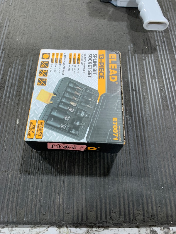 Photo 1 of 13-Piece XZN Triple Square Spline Bit Impact Socket Set - Premium S2 Steel European Style M4 - M18 with Socket Adapters, 1/4”, 3/8” and 1/2” Drive | Professional Mechanic Garage Tools