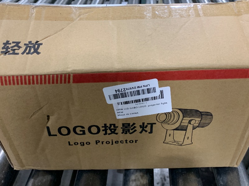 Photo 1 of 100W LED Logo GOBO Projector Including Free Custom GOBO to Projector Image for Warning Sign Hotel Car Wash Company Store Outdoor Use