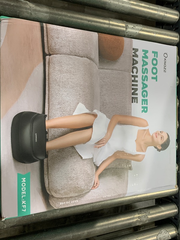 Photo 1 of KNQZE Foot Massager Machine with Heat, Shiatsu Deep Kneading Foot Massager with Remote, Compression, Multi-Massage Modes, Auto-Off Timers, Gifts for Women Men, FSA or HSA Eligible