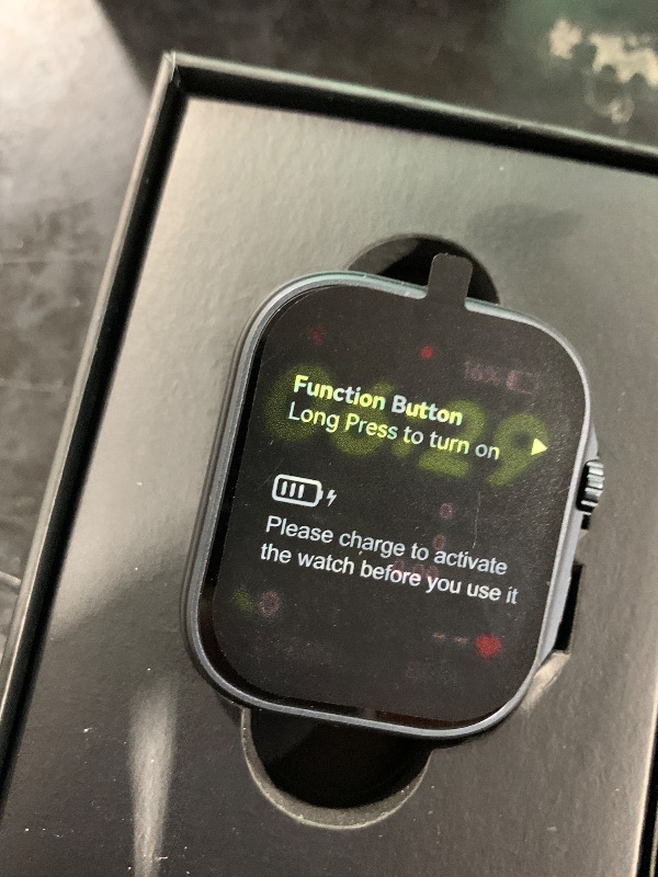 Photo 1 of Smart Watch, AI Running Plan, PPG Blood Pressure Monitor, 3ATM Waterproof Fitness Tracker, 1.99" AMOLED Display, Heart Rate Blood Oxygen Sleep, Smartwatch for Men Compatible with Android and iOS Blue