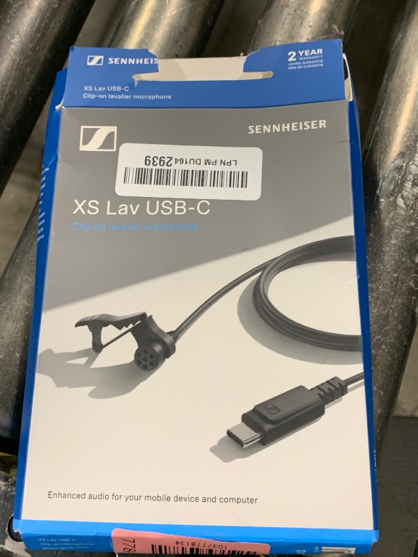 Photo 1 of Sennheiser Pro Audio Condenser Microphone, XS Lav USB-C (509261),Black