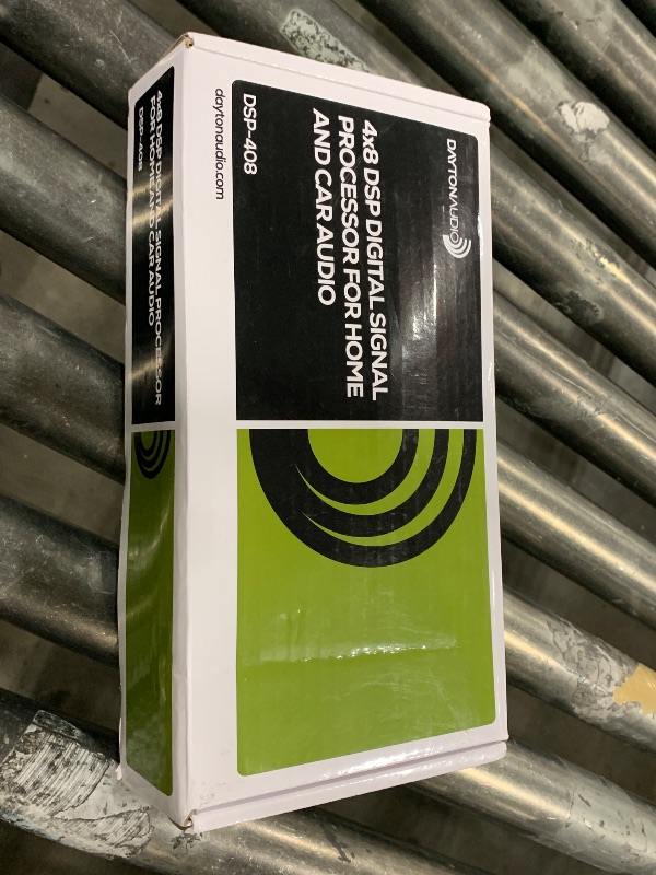 Photo 1 of Dayton Audio DSP-408 4 Input 8 Output DSP Digital Signal Processor with Built in EQ Crossovers, Tim Alighment, and in-Put/Output Mixing for Home and car Audio