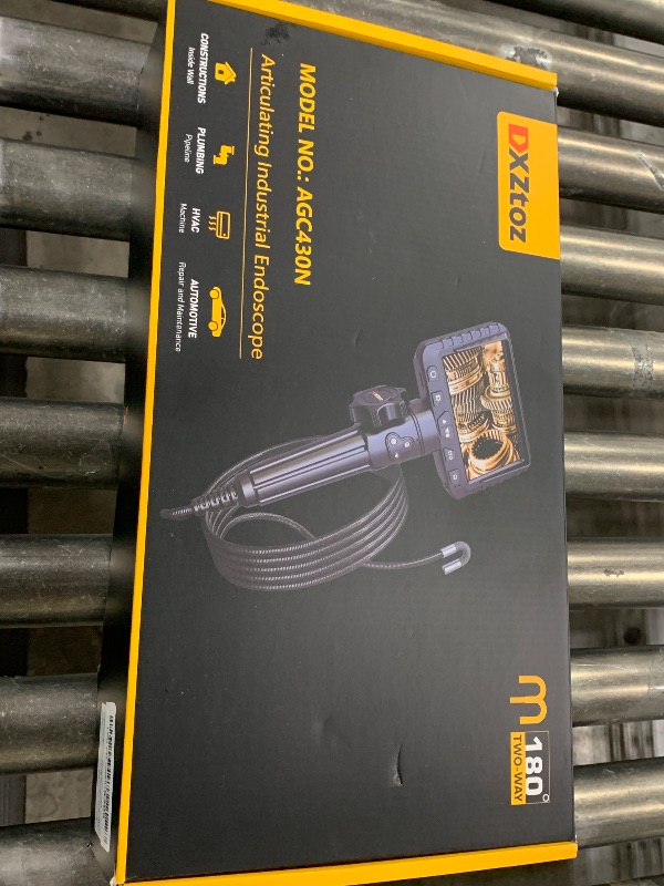 Photo 1 of 10FT Articulating Borescope, DXZtoz Inspection Camera with 0.33in Two-Way Steering Snake Camera, Waterproof 1080P Endoscope with Light for Mechanics Electriction Wall Pipe Inspection