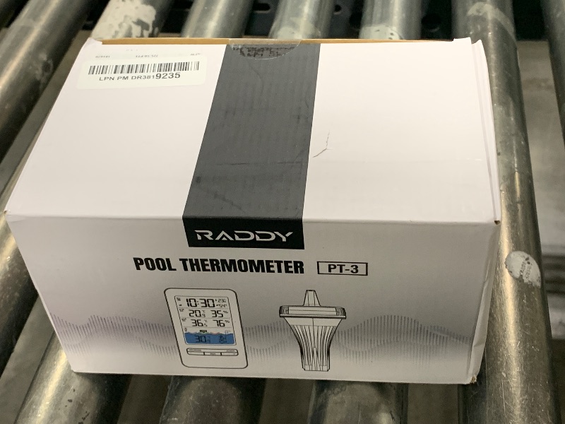 Photo 1 of Raddy PT-3 Smart Pool Thermometer with 2 Additional Sensors, Digital Swimming Pool APP Monitor with IPX7 Waterproof, Remote App Notification Alert for Ice Bath Tub, Fishbowl, Pond, Hot Tub
