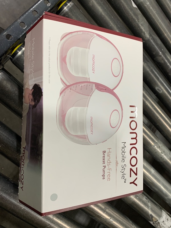 Photo 1 of Momcozy Breast Pump Hands Free Mobile Style | M6, Wearable Breastfeeding Pump Ideal Rhythm for More Milk, DoubleFit Flange More Fit & Discreet with 3 Modes & 9 Levels, 24mm - 2 Pack Quill Gray