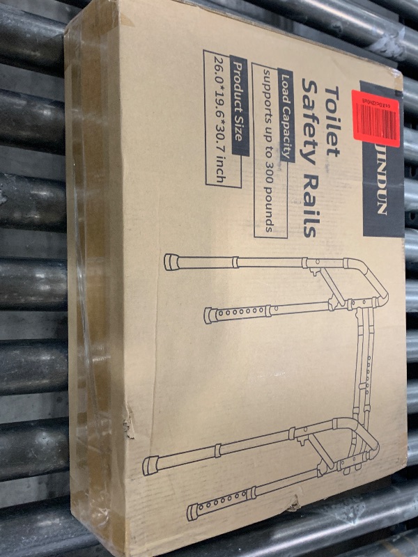 Photo 1 of FSA/HSA Eligible Toilet Safety Rails, Adjustable Toilet Frame for Elderly, Seniors, Handicap & Disabled, Foldable Handicap Toilet Handles Fit Any Toilets (300 LB)