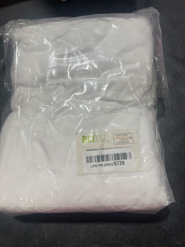 Photo 1 of White Classic Fitted Hospital Bed Sheets Set, Soft Jersey Knitted T-Shirt Quality [2 Pack]