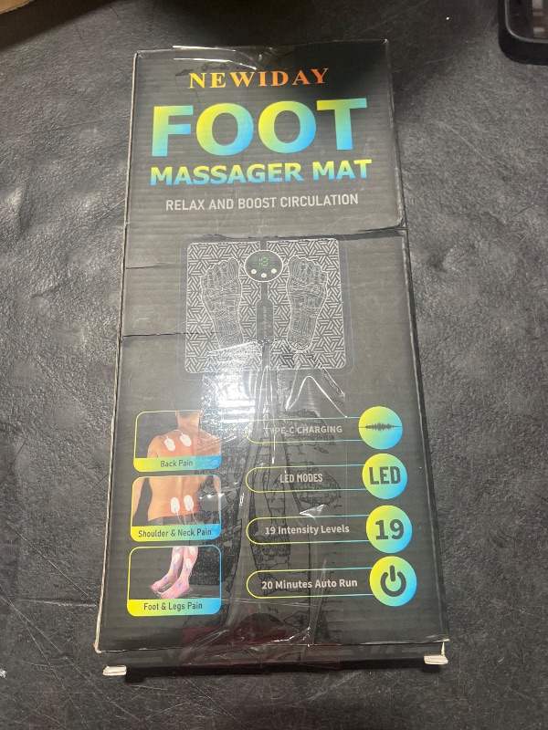 Photo 1 of Phixnozar EMS Foot Massager TENS(Model:KTR-2493) for Muscle Relaxation,LCD Display Screen,Back Massager & Legs Massager Pad with Remote Control