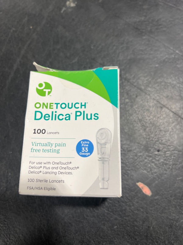 Photo 1 of OneTouch Delica Plus Lancets 33G - 100 Count